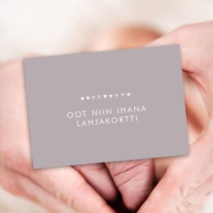 Oot niin ihana | lahjakortti