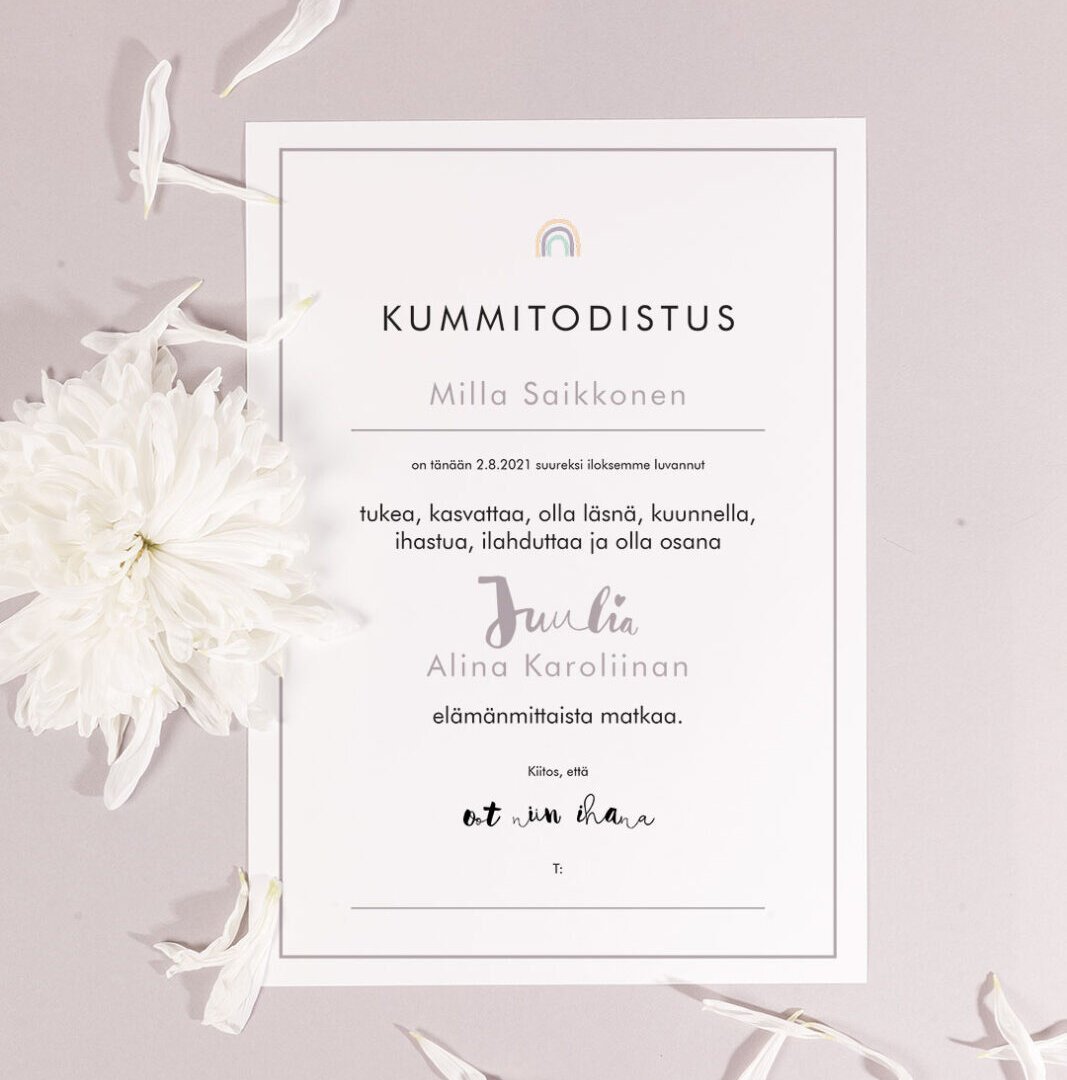 kummitodistus